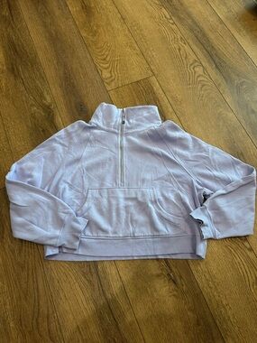 Lululemon Light Lavender Half-Zip Pullover